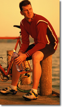 exercise, water, dock, bicycle