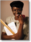 happy teacher