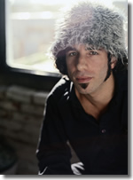 man wearing fur hat