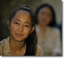 smiling asian woman
