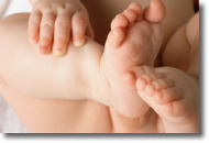 baby feet, toes, fingers