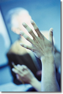 raised hand