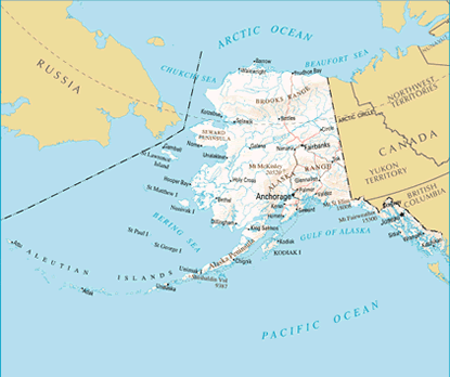 Download PDF map of Alaska