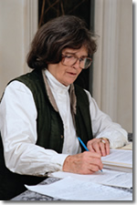 woman doing paperwork